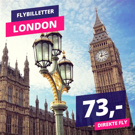 billige flyreiser til london|349 kr.